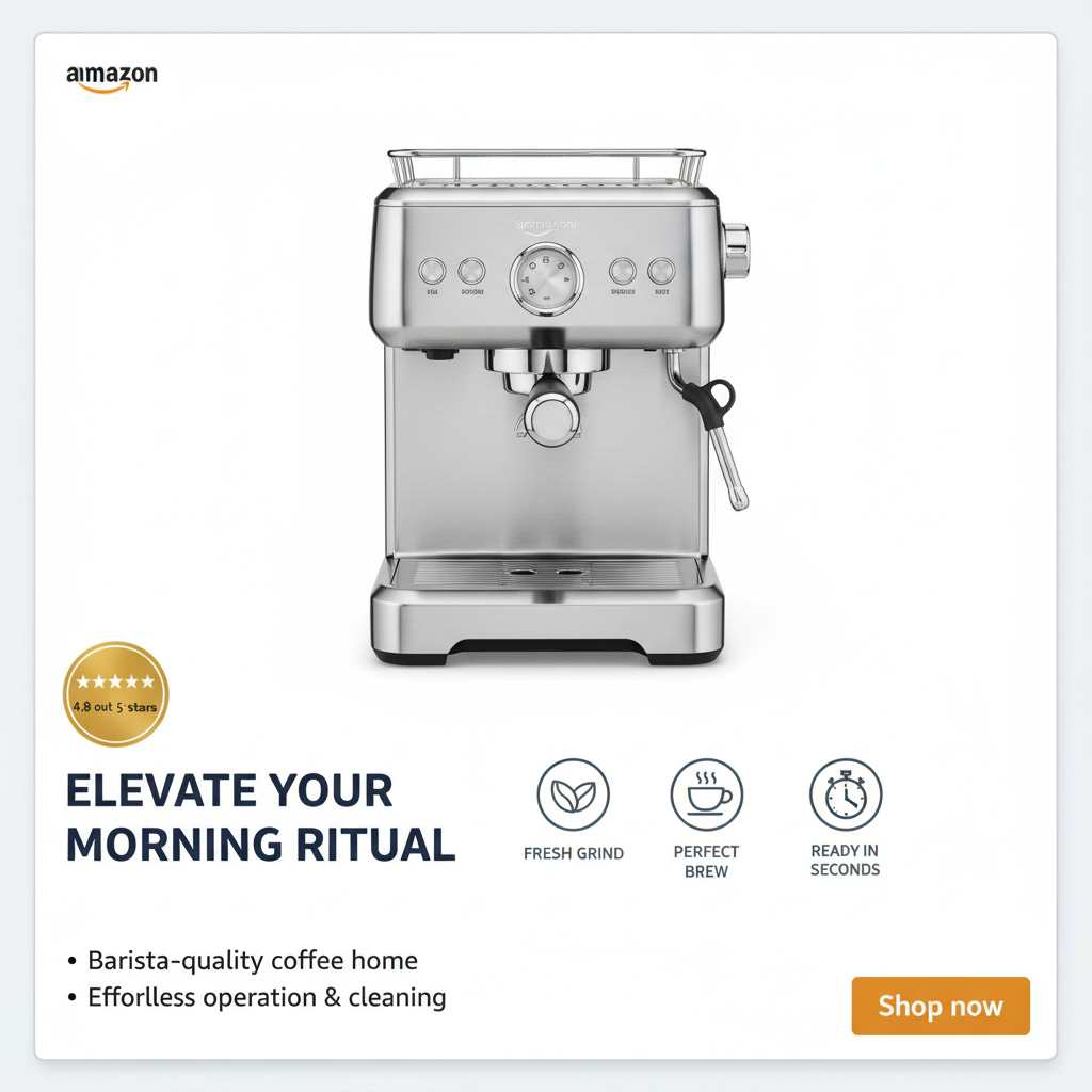 Amazon Listing Ads — AI workflow template for static ads