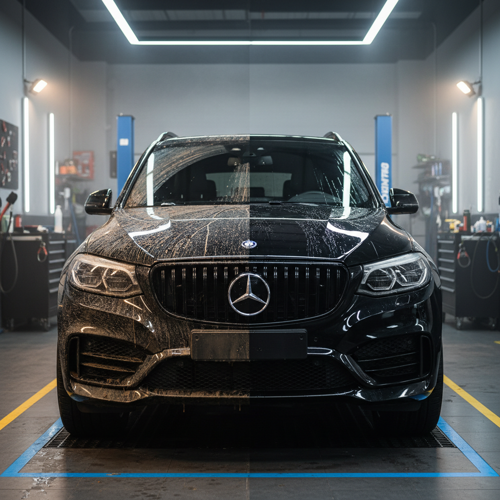 Car Detailing Transformation Videos — AI workflow template for video ads