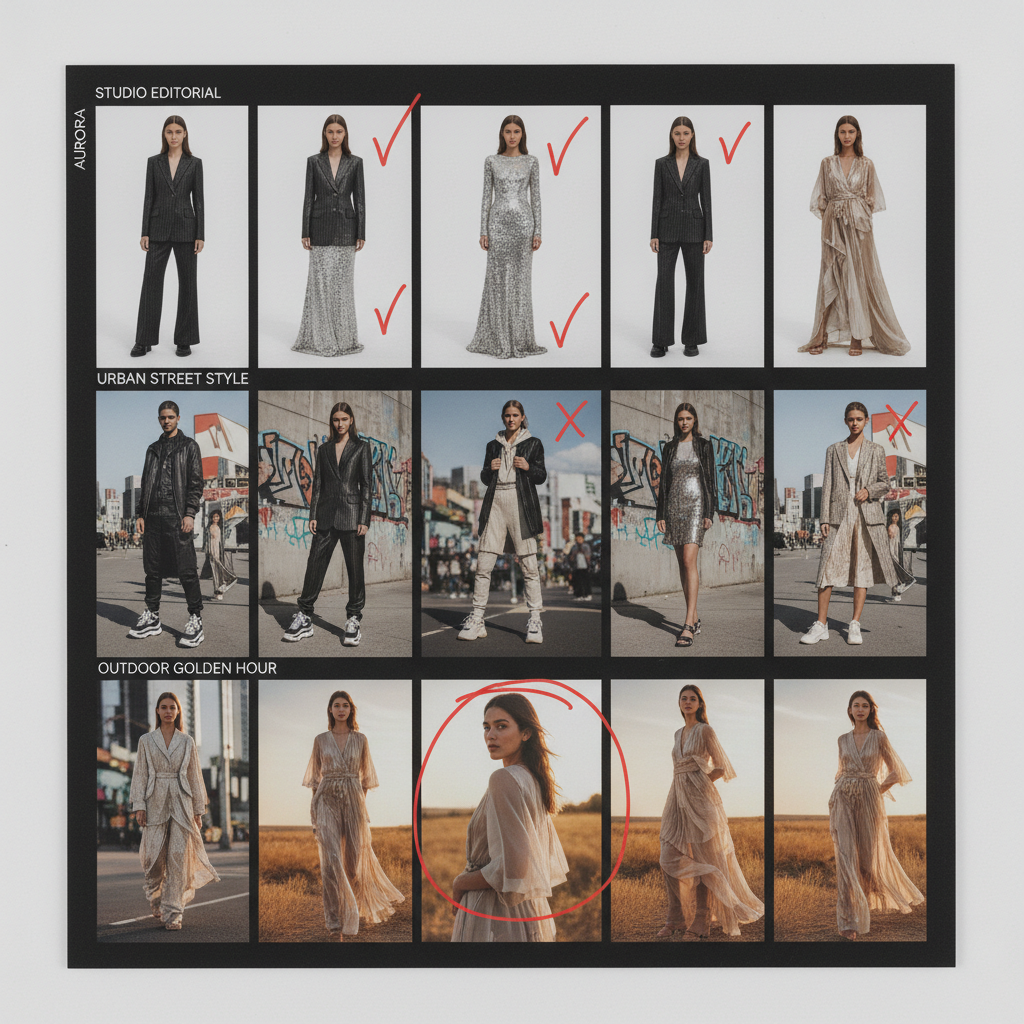 Fashion Drop Campaign — AI workflow template for social creatives