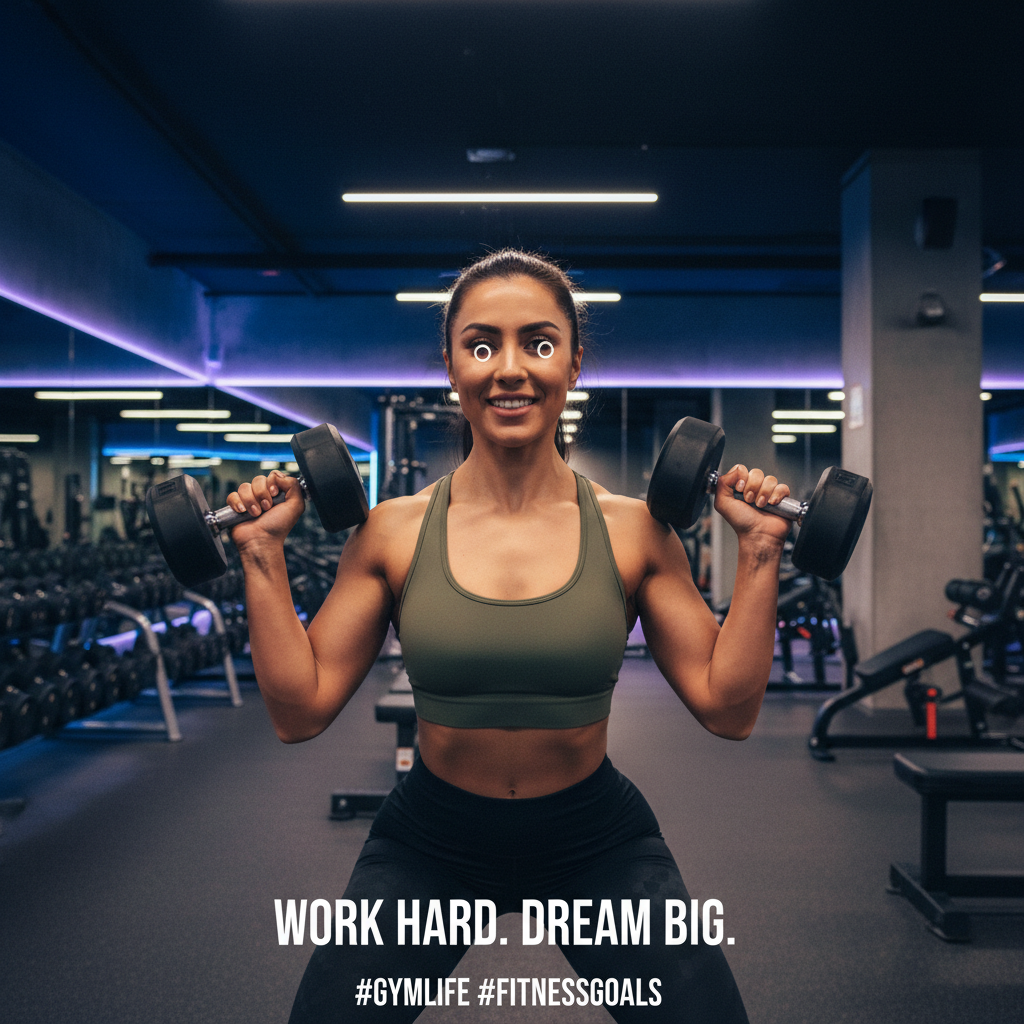 Fitness Influencer — 5 Workout Reels — AI workflow template for ugc