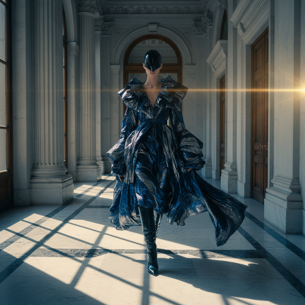 Runway-Grade Fashion Clip — AI workflow template for video ads