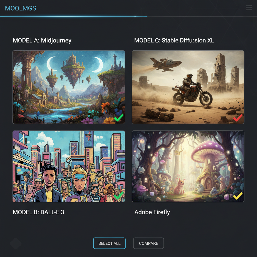 Generation Model Showdown — AI workflow template for automations
